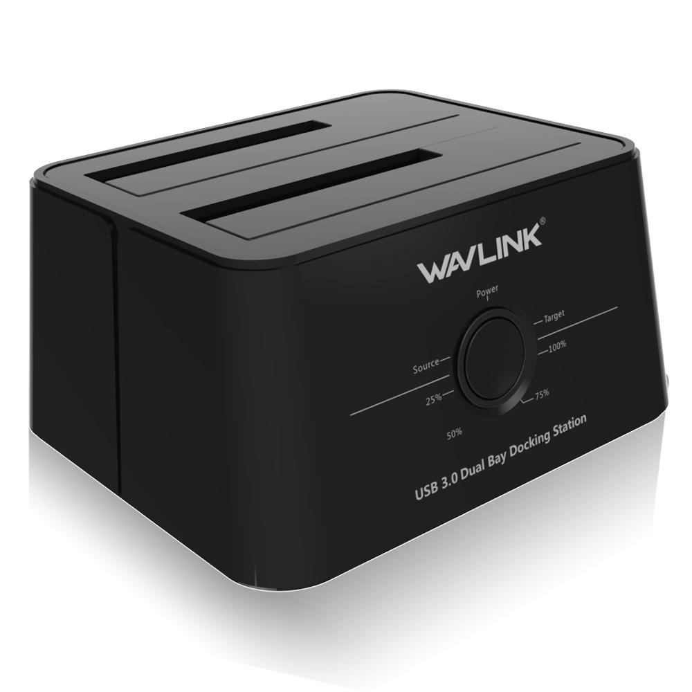 Wavlink WL-ST344U EUデュアルベイ2.5 / 3.5インチHDD SSDハードドライブエンクロージャへのUSB3.0