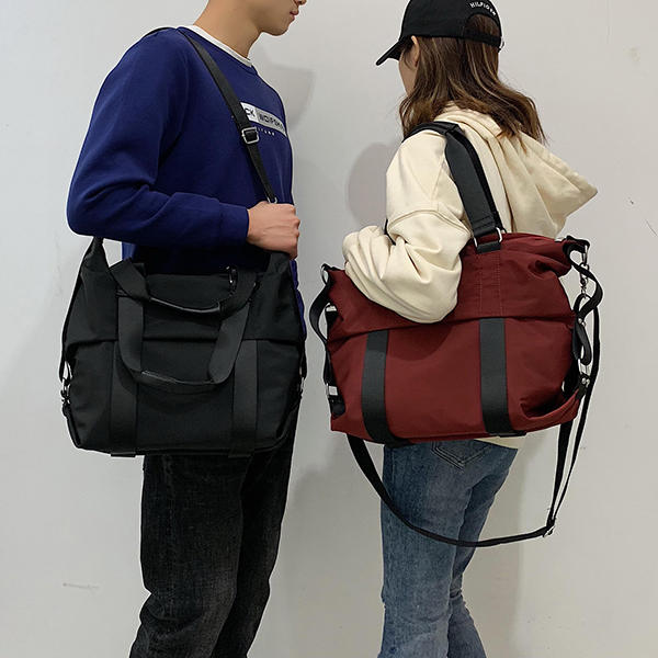Women Men Leisure Nylon Large-capacity Handbag Shoulder Bag
