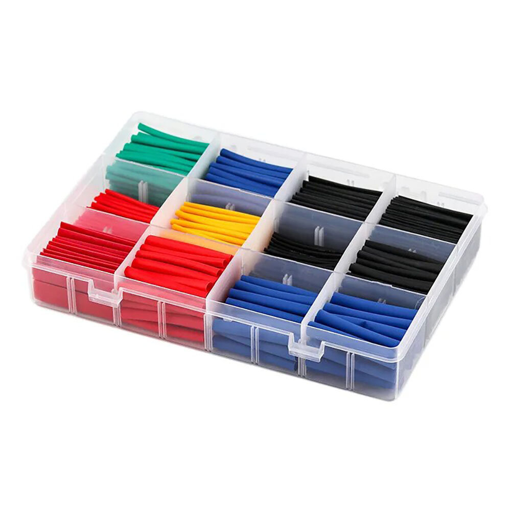 

530pcs Heat Shrink Tubing Insulation Shrinkable Tube Assortment Electronic Polyolefin Ratio 2:1 Wrap Wire Cable Sleeve T