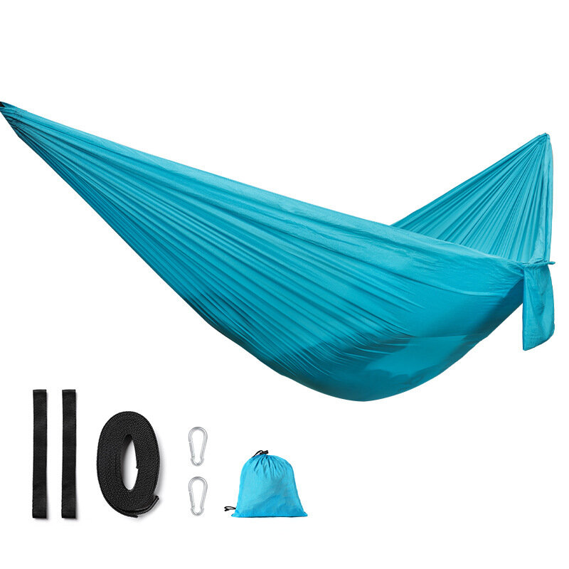 IPRee? Portable Nylon Hangmat Lichtgewicht Outdoor Camping Tuinschommel Hangstoel Max. belasting 200