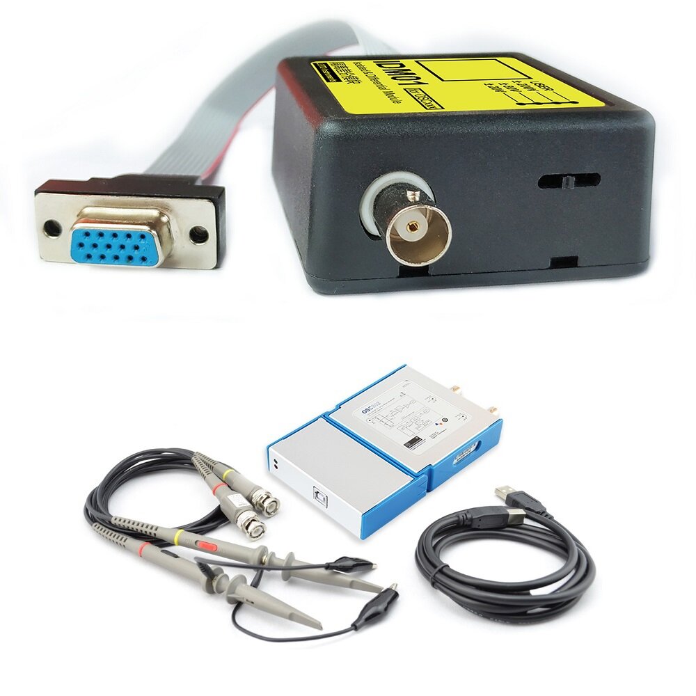 

LOTO OSCH02D 2 канала USB ПК Virtual Digital Осциллограф Полоса пропускания 100 МГц Логический анализатор частоты дискре