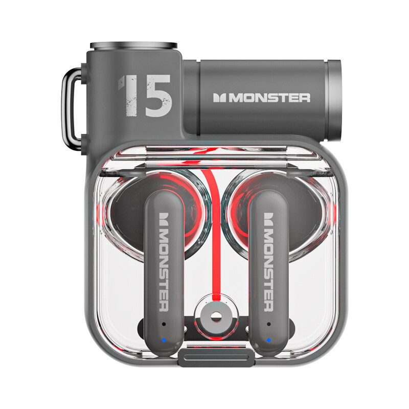 

MONSTER XKT15 TWS Wireless Earbuds bluetooth Earphone Bass HiFi HD Calls Semi-in-ear Sports Headphones with Mic
