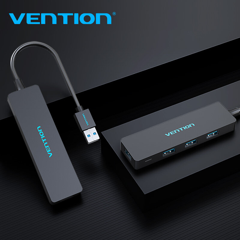 

VENTION 4-Port USB 3.0 HUB Adapter USB Flash Drives With 4*USB 3.0 For Macbook Mac Pro XPS Notebook PC