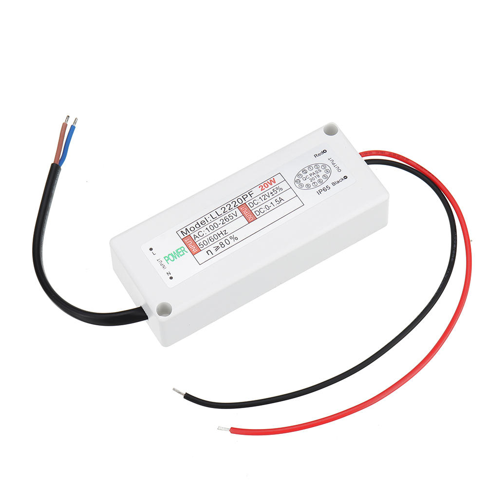 

AC100-265V To DC12V 1.5A 20W Non-Waterproof Constant Voltage Power Supply LED Driver