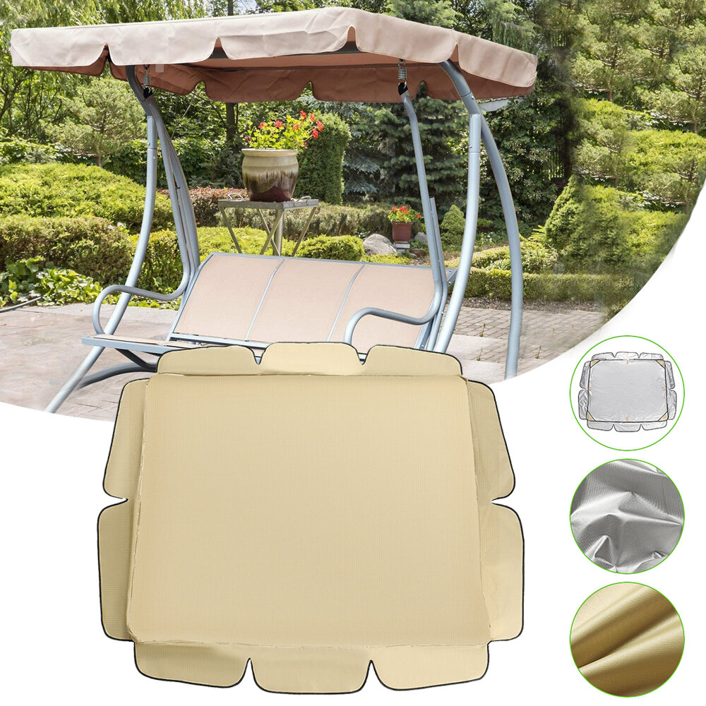 Capa protetora para cadeira de balanço em poliéster 190T, à prova de chuva e sol, para proteger a cadeira de balanço.