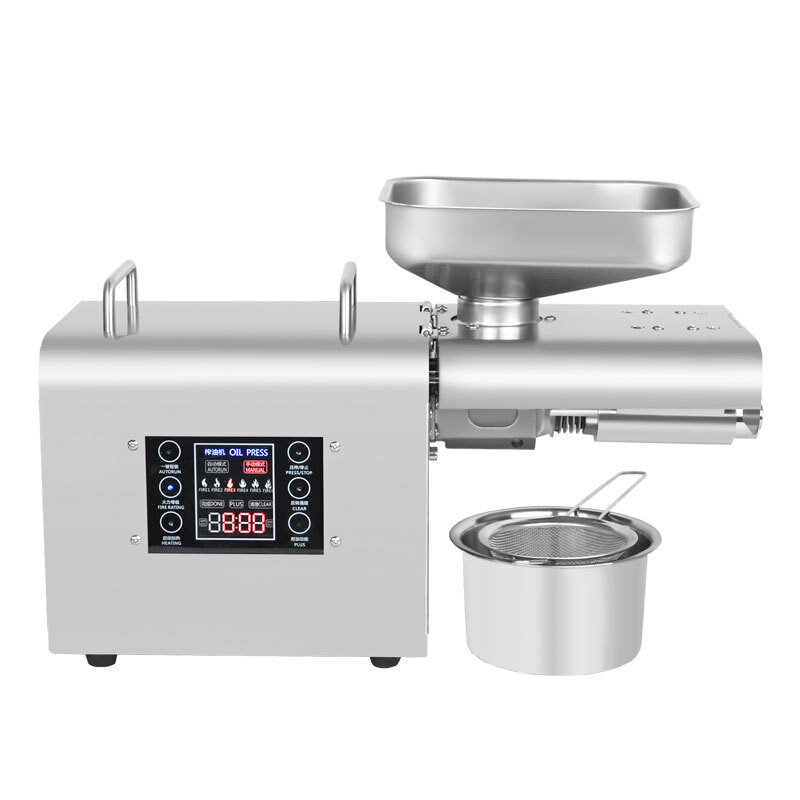 Meixiang K28 Oil Press Machine 220V/110V 750W Automatic/Manual Double Temperature Control 304 Stainl