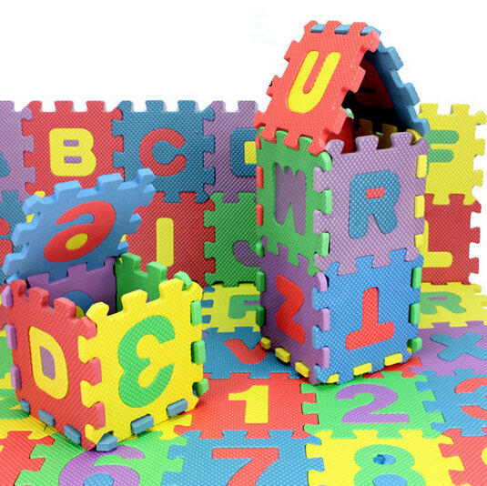 3D Playmat Soft Alphabet Number Sponge EVA Foam Baby Play Mat Child Children 