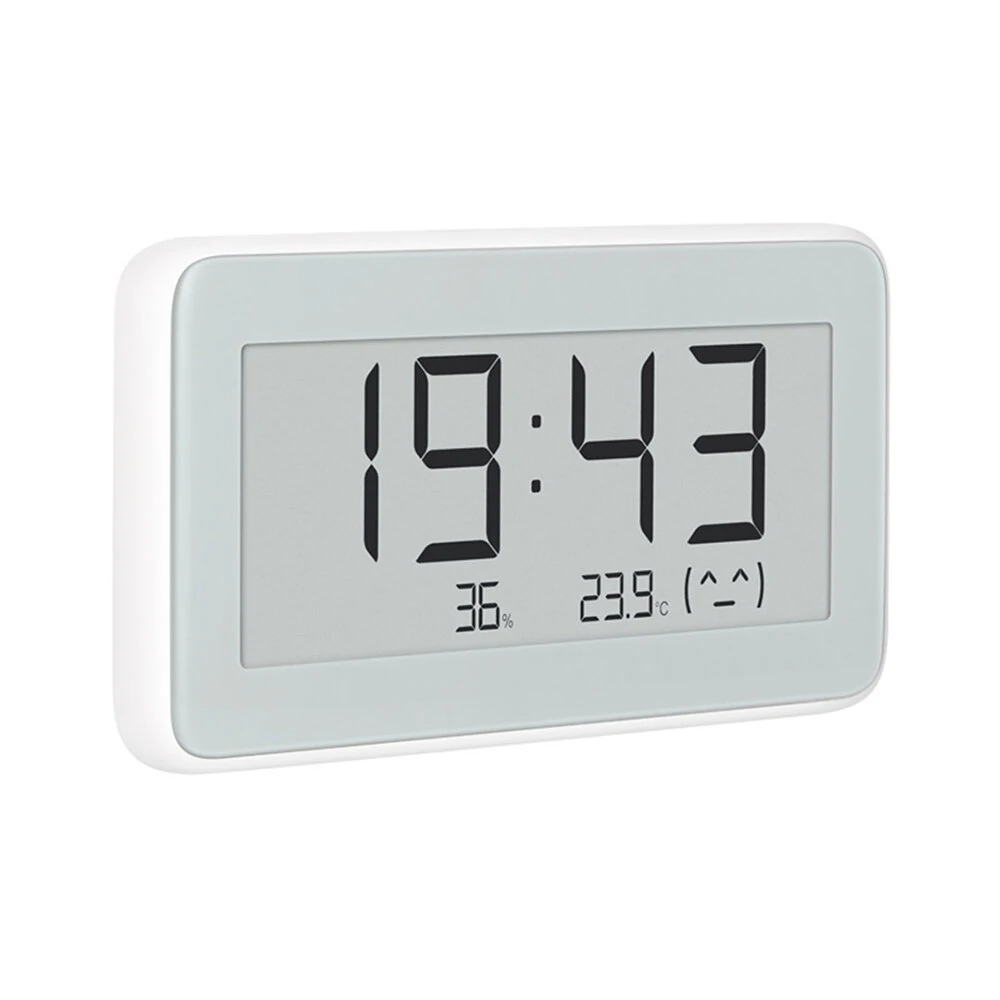 שעון כולל מד טמפרטורה ולחות שיאומי שניתן לחבר למערכת בית חכם