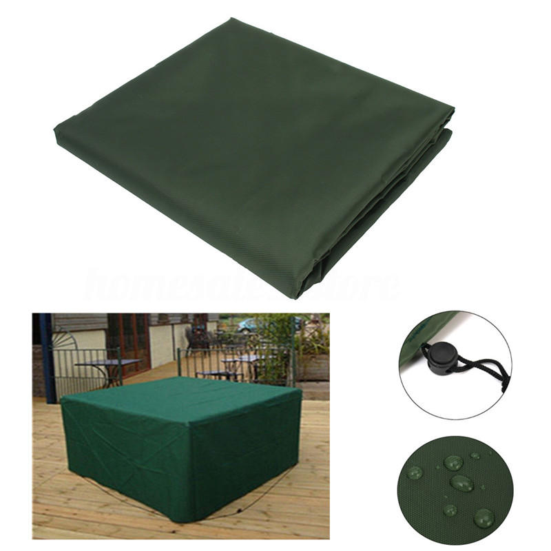 IPRee® 196x114x71cm impermeável poliéster 8 lugares estopa de mobília exterior cadeira de mesa protetor