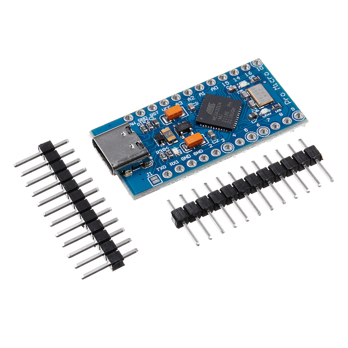 Geekcreit® Pro Micro Type-C 5V 16M Mini Leonardo Microcontroller Development Board Pin Soldered