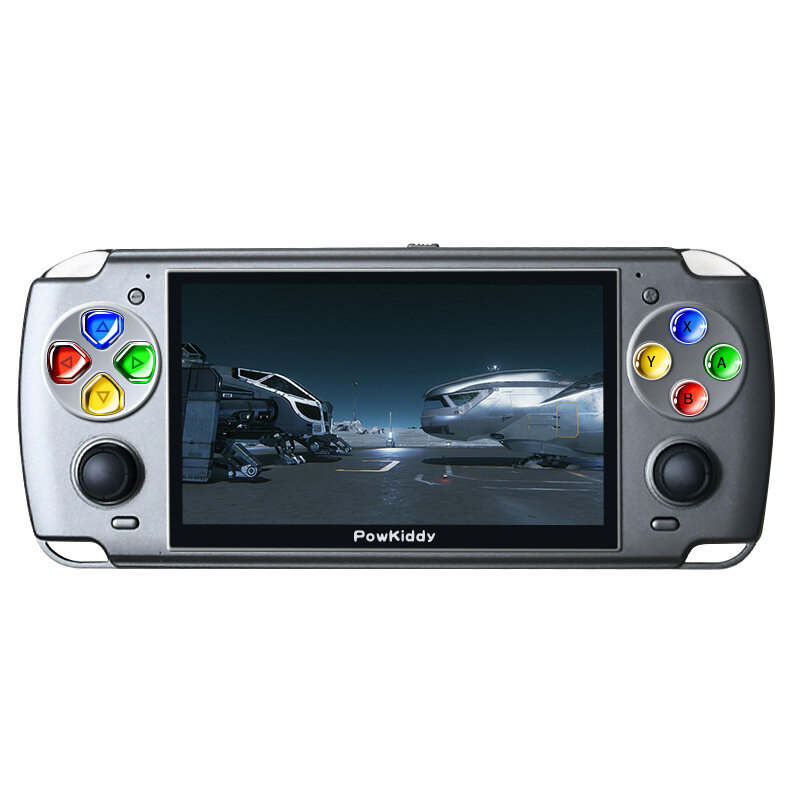 

POWKIDDY X20 32GB 3000 Games 5 inch IPS RK3128 Linux Retro Video Handheld Game Console for PS1 CPS FC GBA MD SFC Game Pl