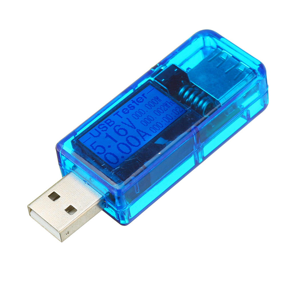 

5pcs 12 in 1 Blue USB Tester DC Digital Voltmeter Amperemeter Voltagecurrent Meter Ammeter Detector Power Bank Charger I