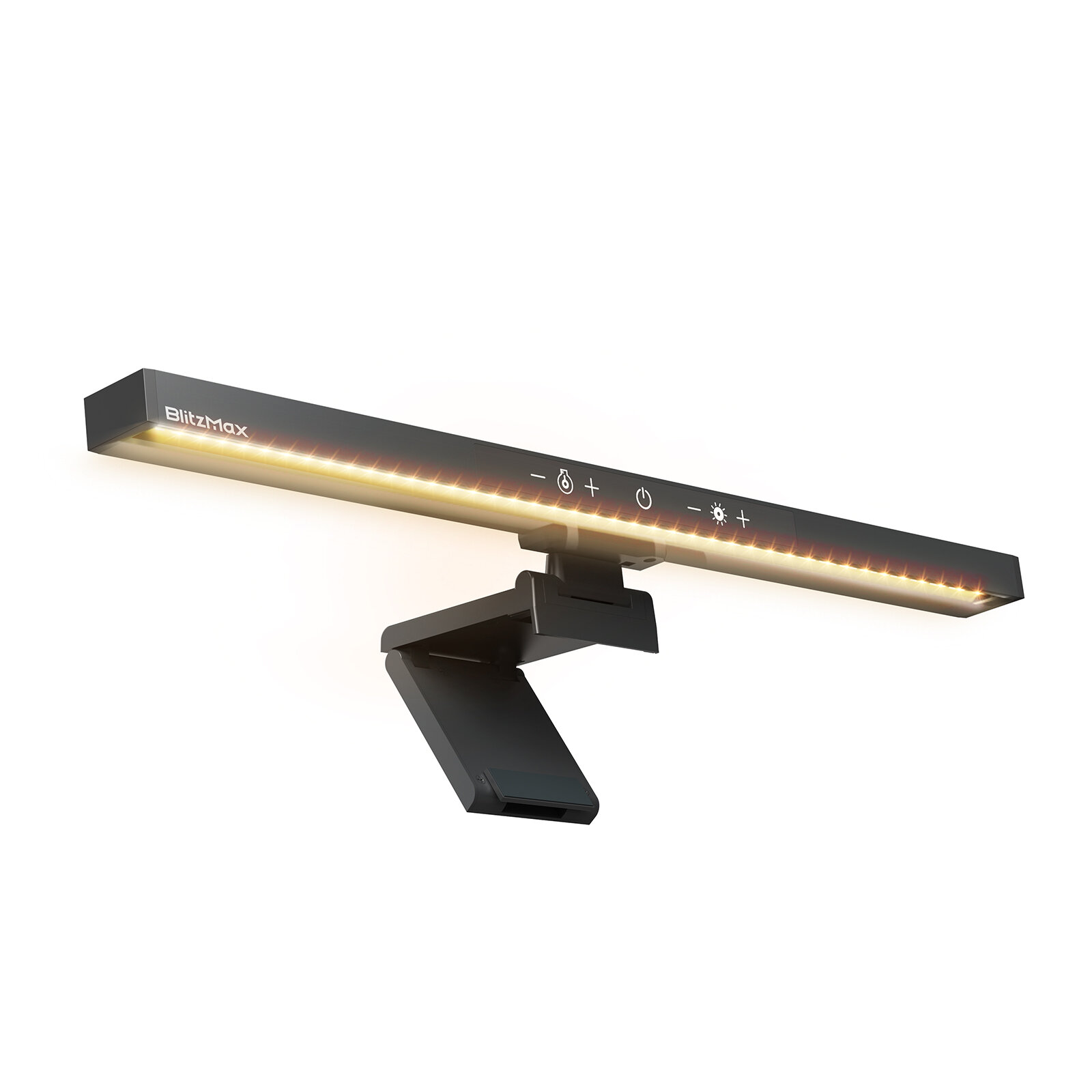 BlitzMax BM-ES1 Monitor Lichtbalk Traploos Dimmen & Kleurtemperatuur met Geheugenfunctie voor Thuis en Kantoor