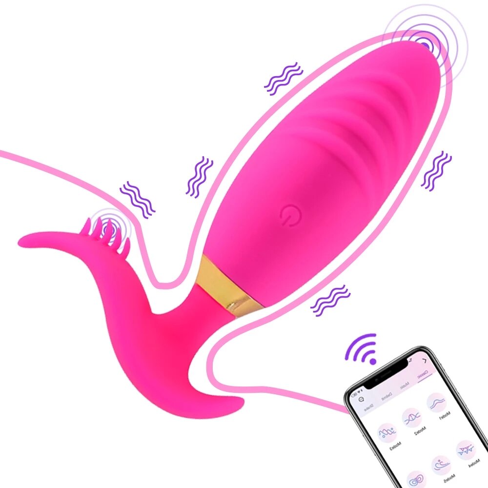 

App Controlled Anal Vibrator Prostate Massage for Men Anal Plug Dildo Clitoris G-spot Stimulator Vagina Massage Adults S