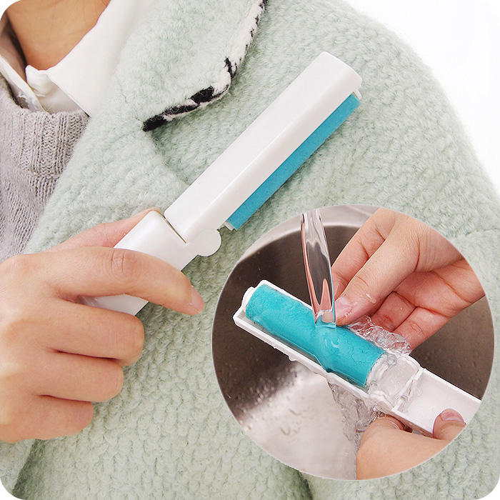 

Portable Folding Reusable Washable Sticky Picker Cleaner Lint Roller Pet Hair Remover Brush Roller Brush