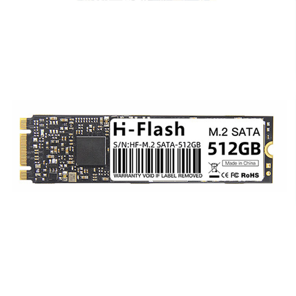 H-Flash M.2 NGFF SATA SSD Hard Drive 120GB 128GB 240GB 256GB 480GB 512GB 960GB 1TB TLC Solid State D