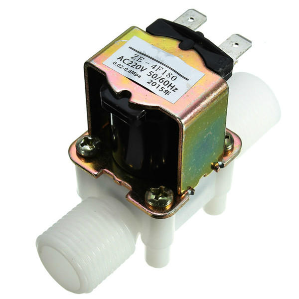 

Electric Solenoid Valve AC220V 0.02- 0.8Mpa 1/2 Inch Inlet Valve Normally Closed