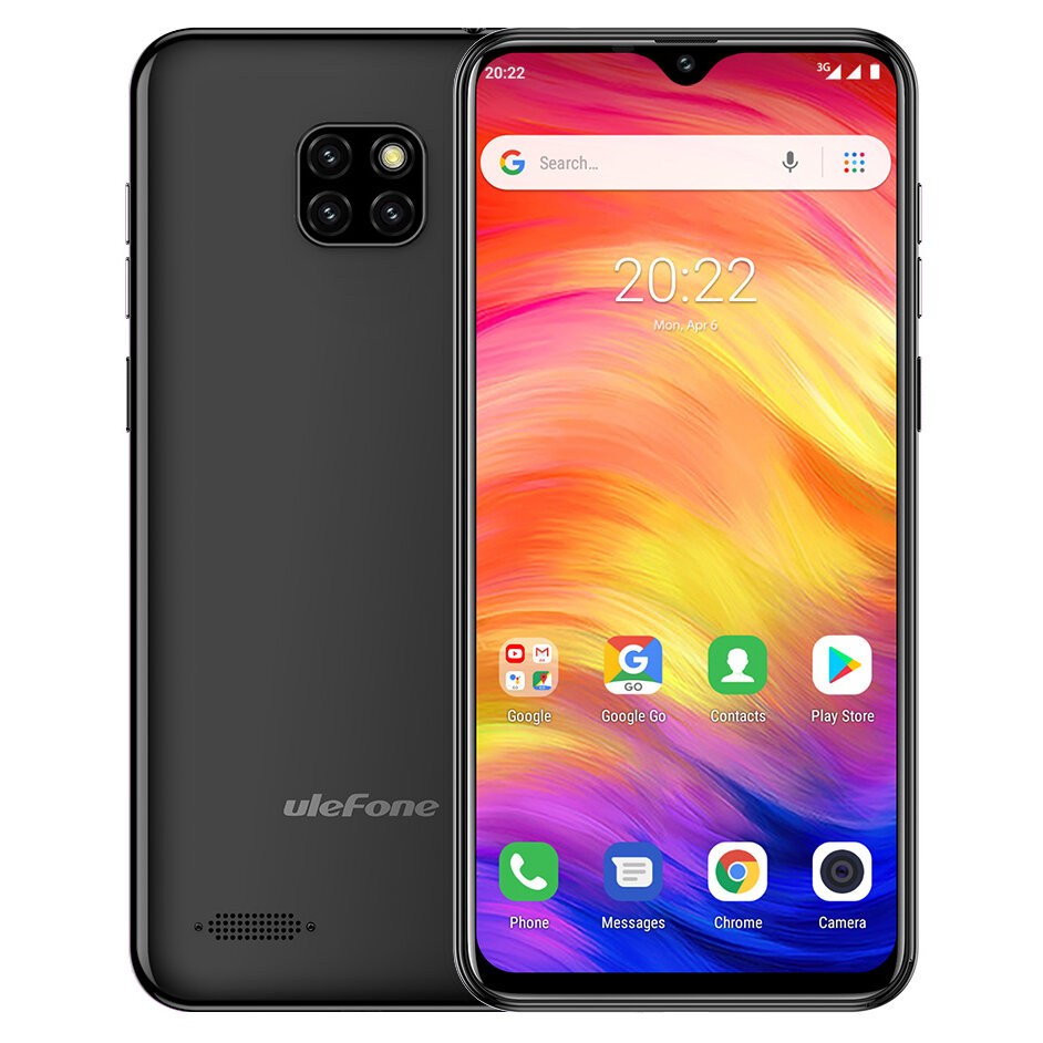 £54.59 Ulefone Note 7 6.1 inch Triple Rear Camera 3500mAh 1GB RAM 16GB ROM MT6580A Quad core 3G Smartphone Smartphones from Mobile Phones & Accessories on banggood.com