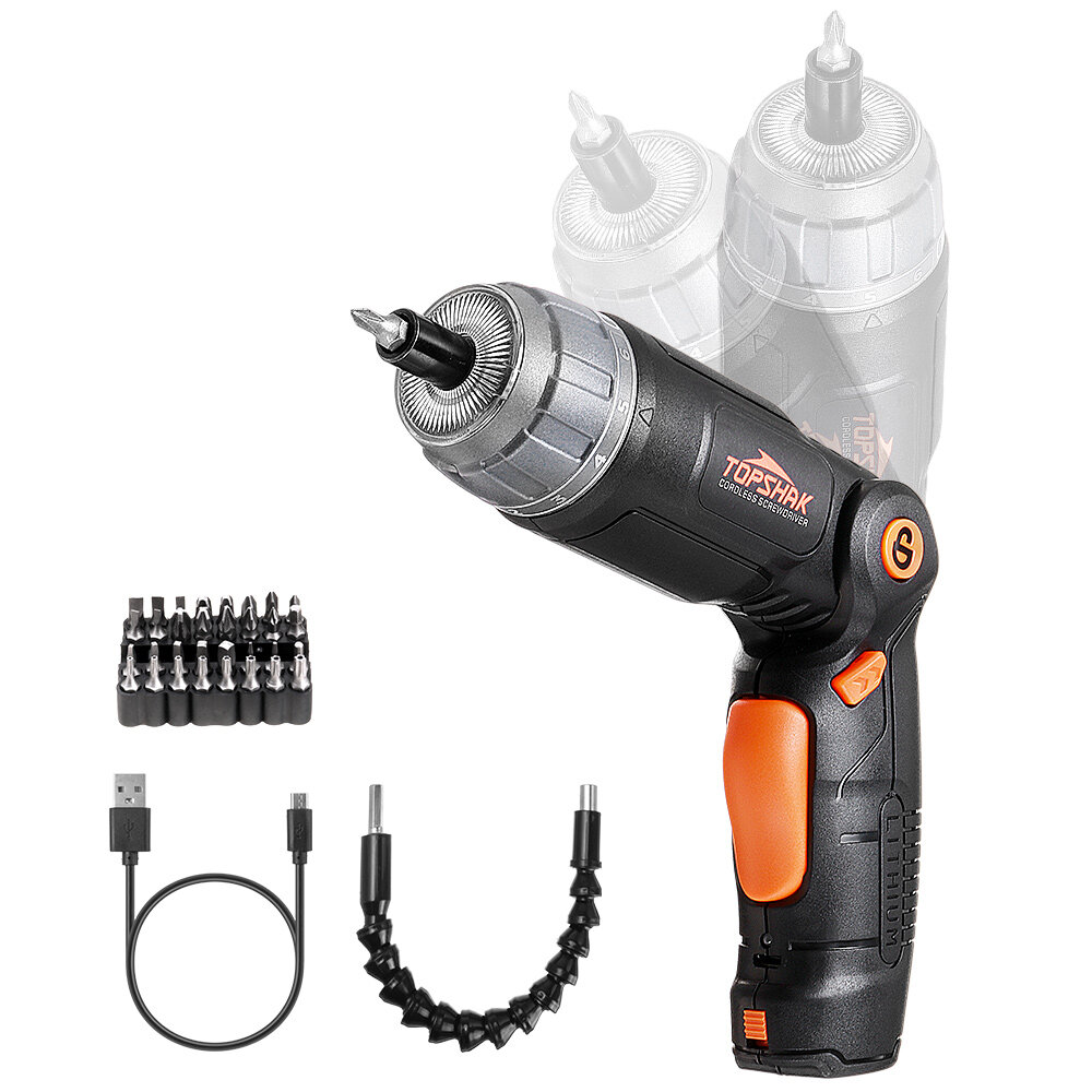 Topshak ts-esd2 4v 1500mah cordless electric screwdriver for repair electric scooter and other tool set
