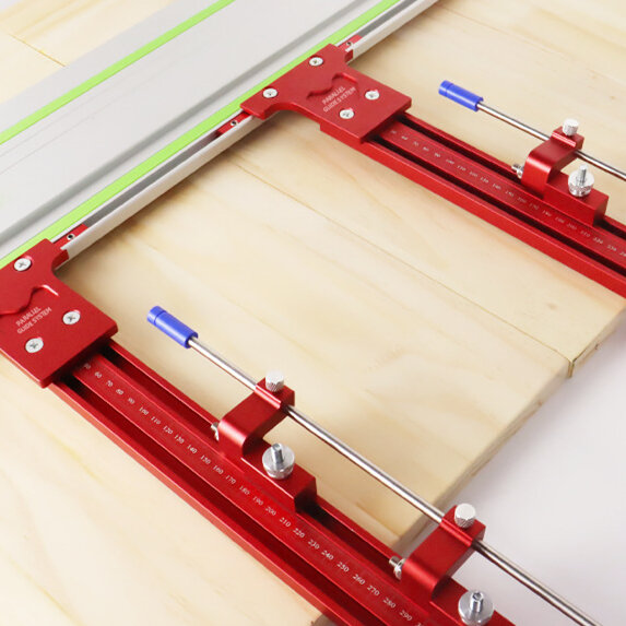 Aluminum Alloy Parallel Guide System for Repeatable Cuts for Track Saw Rail Fit for Festool Woodwork