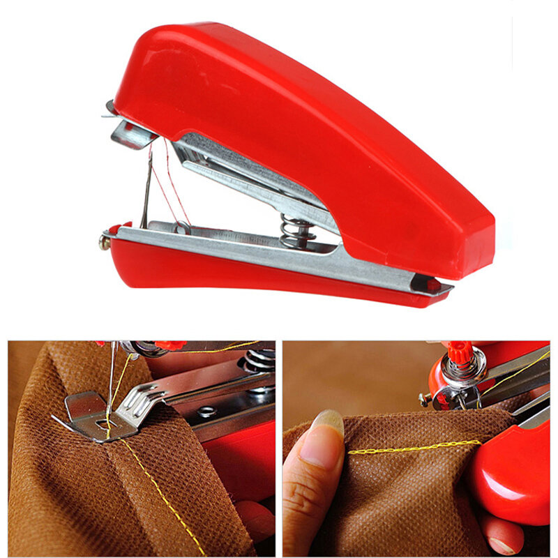 Honana WX-T32 draagbare hand-held mini naaimachine kleding stof zak voor DIY naaldwerk