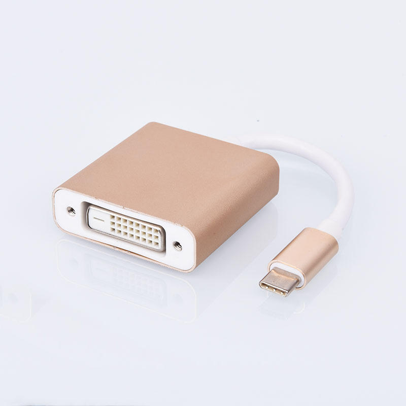 

1080P USB 3.1 Type C to DVI Female Adapter Video Cable Convertor for Macbook Laptop