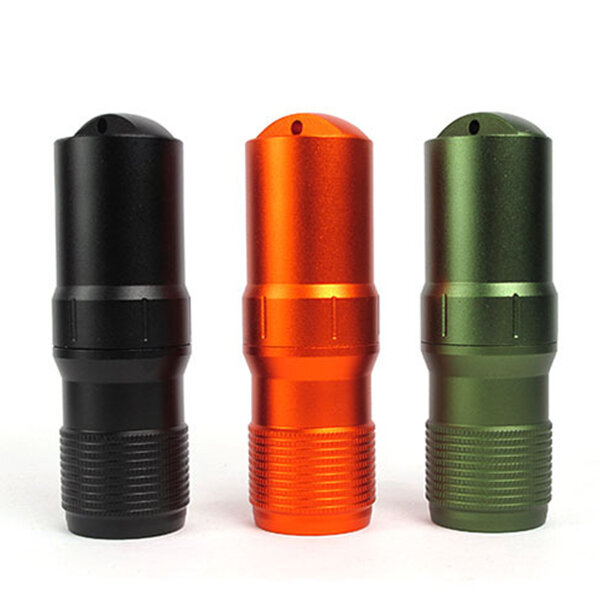 Outdoor Survival CNC Waterproof Pill Case EDC Aluminum Seal Canister Emergency Container 