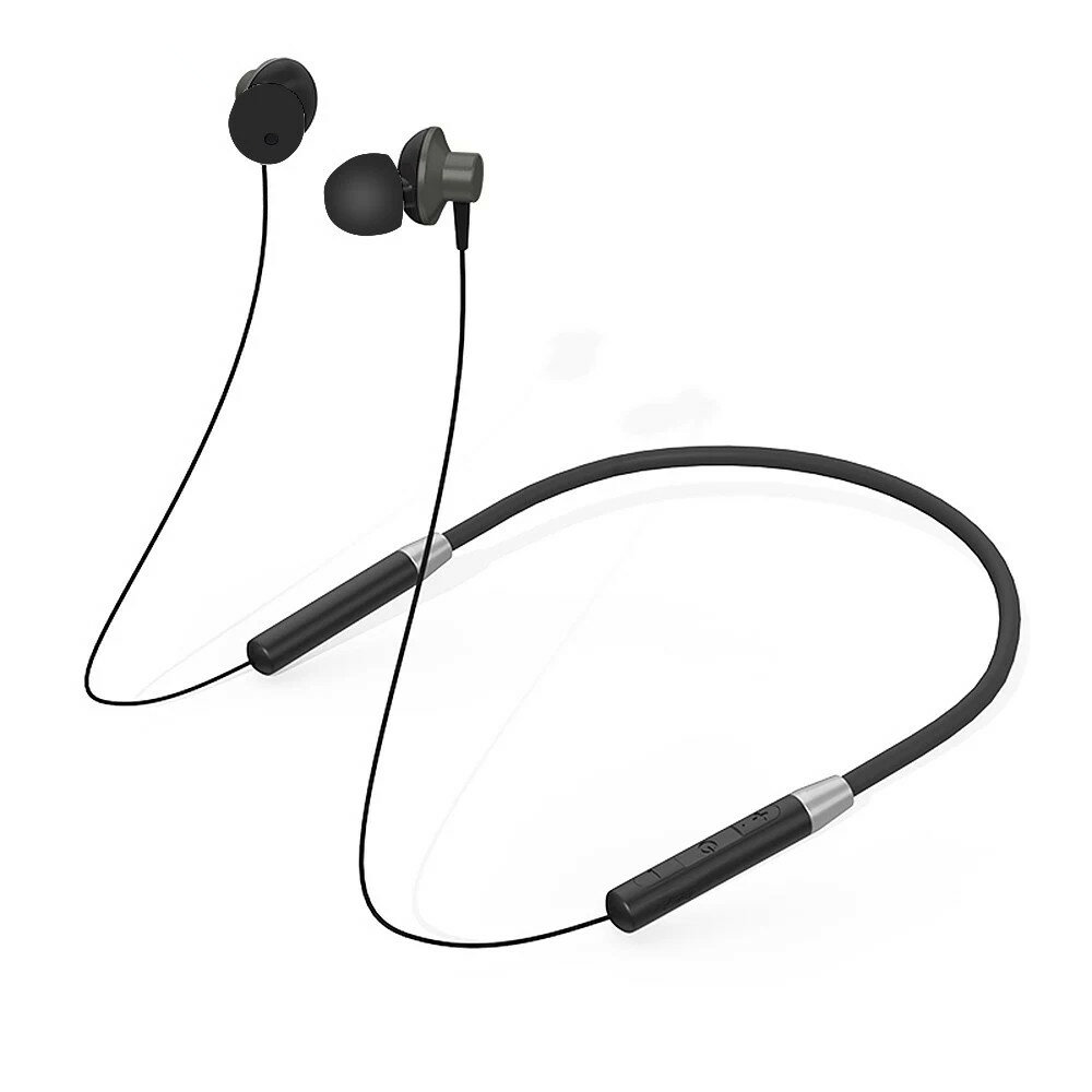 Lenovo HE05 Bluetooth-Kopfhörer Magnetischer Nackenbügel-Kopfhörer IPX5 Wasserdichter drahtloser Sport-Kopfhörer mit Geräuschunterdrückung und...