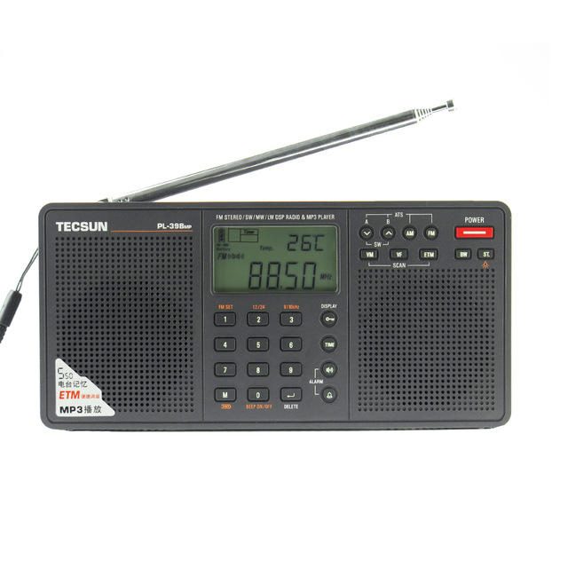 Tecsun PL-398MP 2.2 Inch Full Band Digital Tuning Stereo FM/AM/SW Radio Receiver