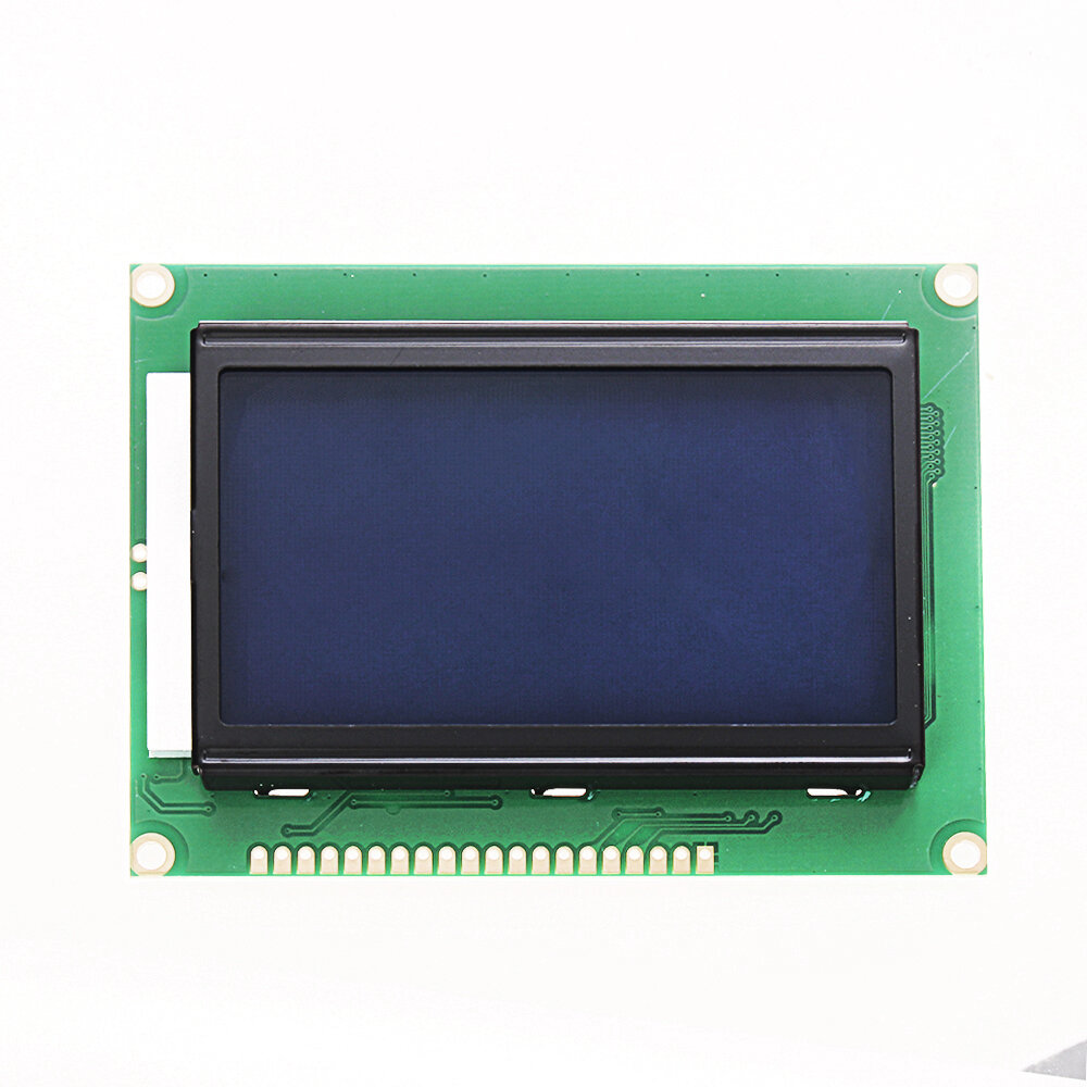 12864128 x 64 Grafisch symbool Lettertype LCD-displaymodule Blauwe achtergrondverlichting Geekcreit 