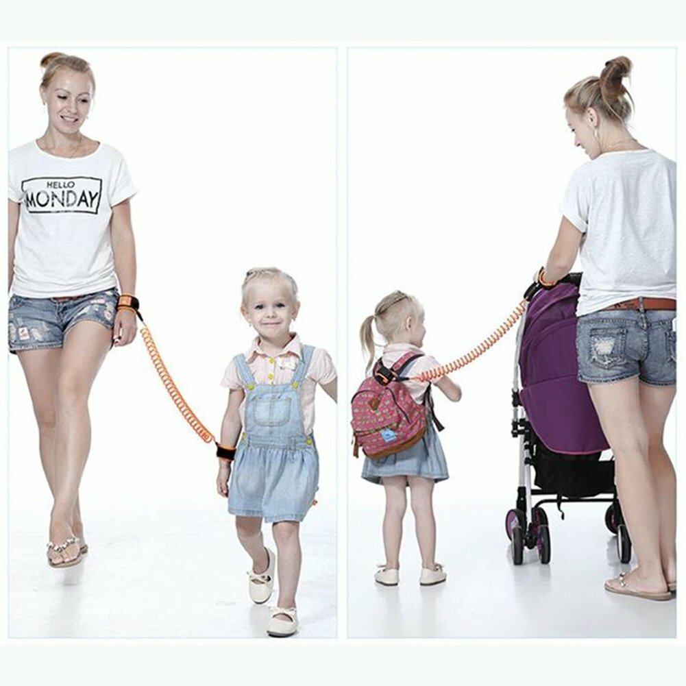 Baby Anti Lost Safety Wrist Link Toddler Safety Leash Strap Baby Kid Outdoor Anti-lost Walking Wrist