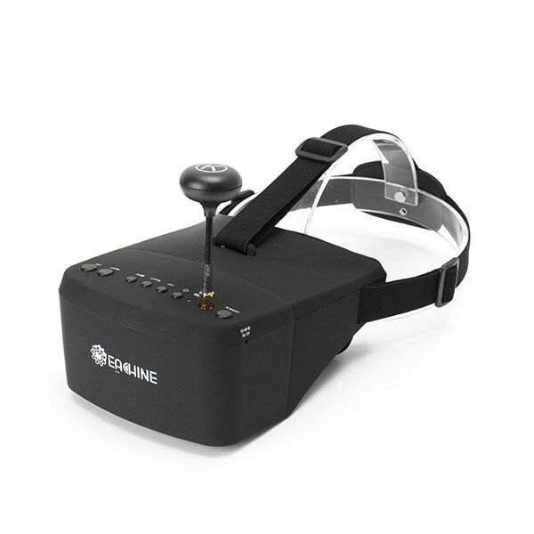 Eachine ev800 5 inches 800x480 fpv goggles 5.8g 40ch raceband auto-searching build in battery Sale - Banggood.com