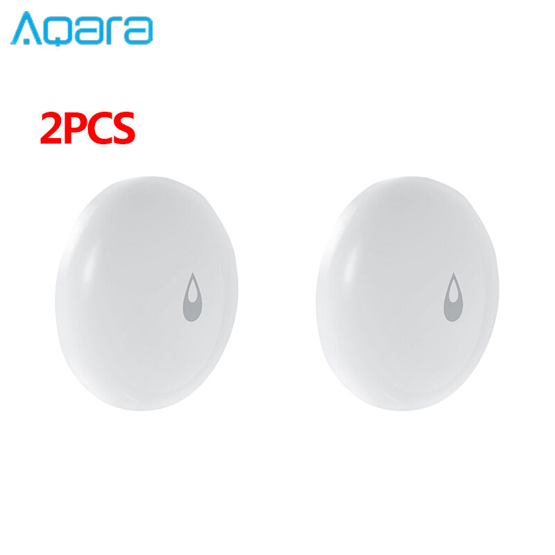 [2PCS] Aqara Smart Water Detector ZiBee Alarm Sensor Flooding Sensor Remote Alarm with APP From Eco-System