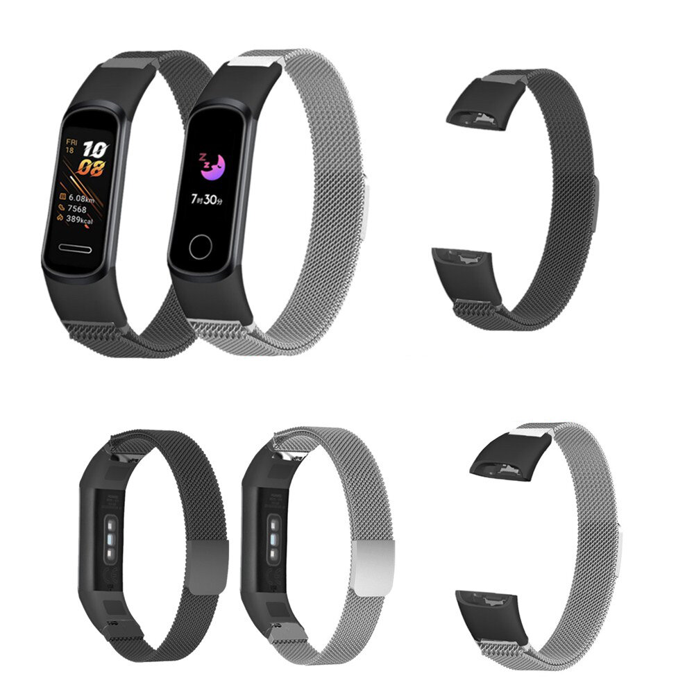 Bakeey Milan roestvrijstalen magnetische horlogeband voor Huawei band 4 Honor 5i Smart Watch