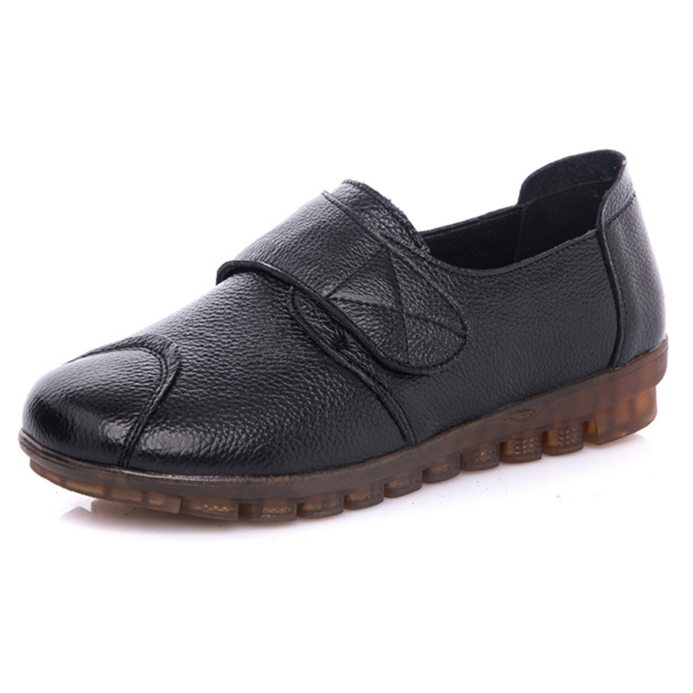 Women Comfy Soft Sole Non Slip Casual Hook Loop Loafers