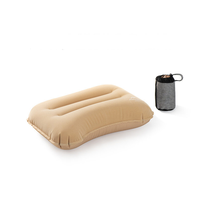 Naturehike TPU Flocked Comfortable Inflatable Pillow Sleep Pillow Lightweight Storage Outdoor Portable Travel Pillow