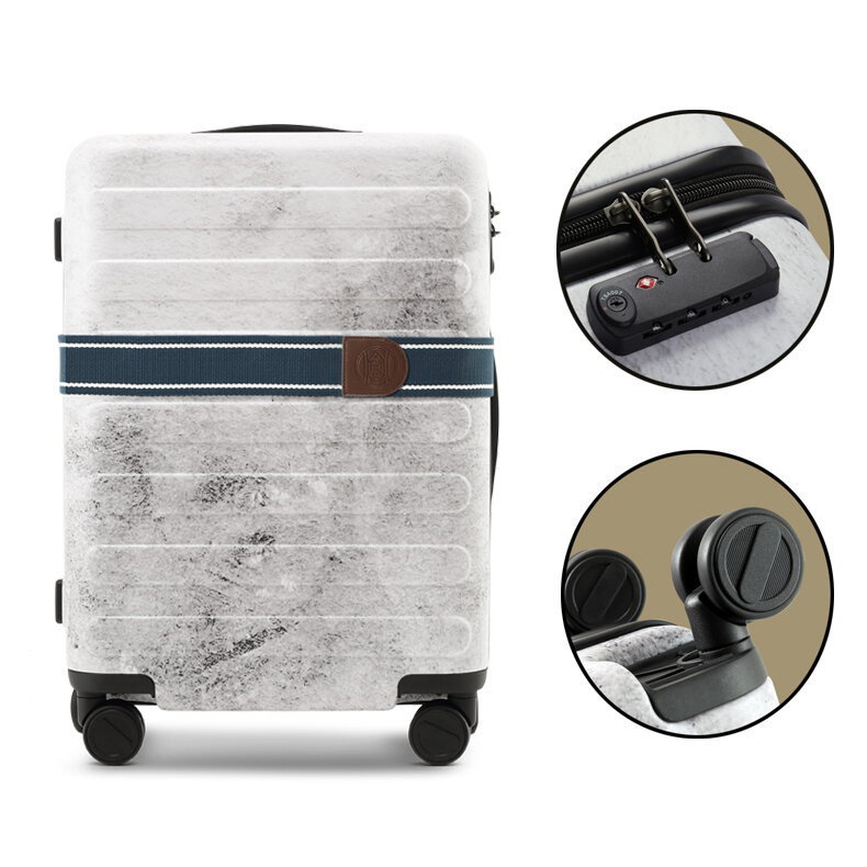 [Von] 90FUN x DMBJ 20/24 Zoll Koffer Spinner Wheels Rolling Gepäck für Geschäftsreisen