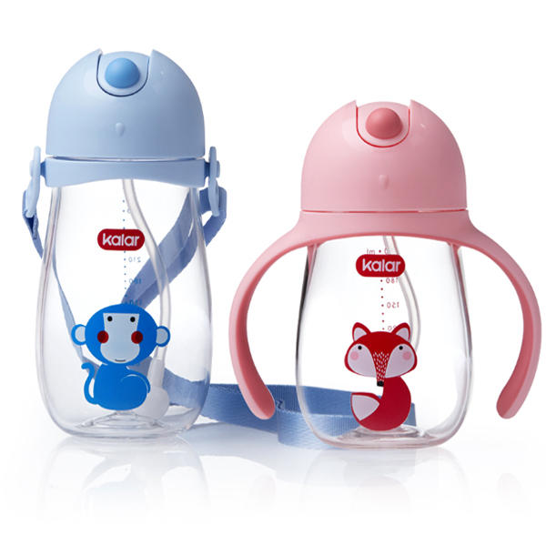Kalar 210 / 300ml draagbare kinderen-voedingsbeker baby-kinderen drinkwaterfles BPA-vrij van 
