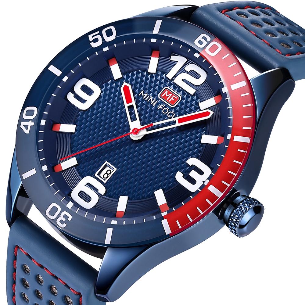 MINI FOCUS MF0155G Date Display Waterproof Men Wrist Watch