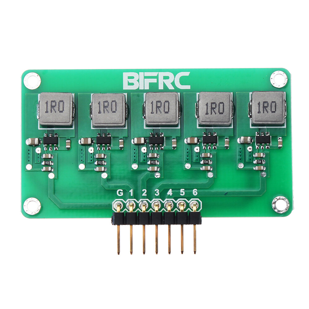 BIFRC 1.5A Hoge stroombalansmodule Lipo-batterij Active Equalizerprint 2-6S Energieoverdracht Equali