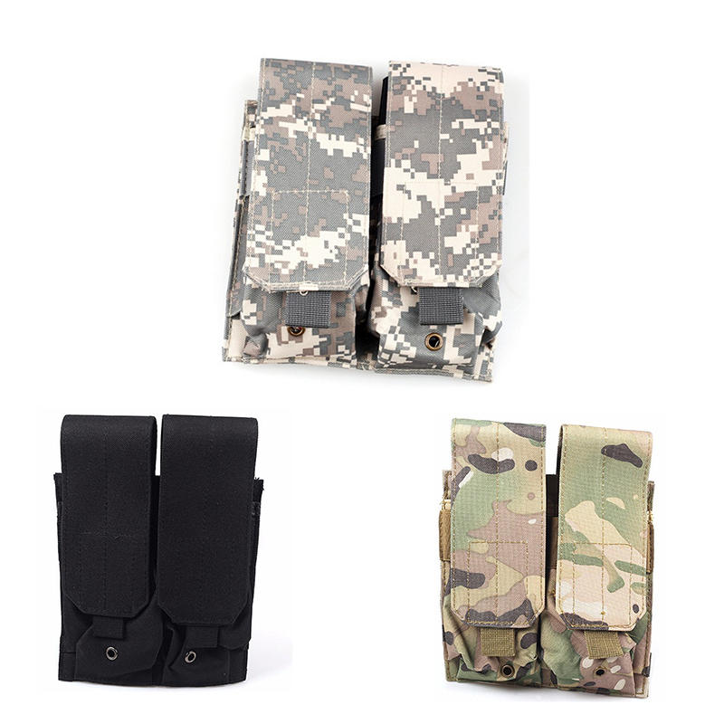 Nylon Tactical Molle doble bolsa de bolsa cartucho de bolsa para M4/M16 armas de caza accesorios