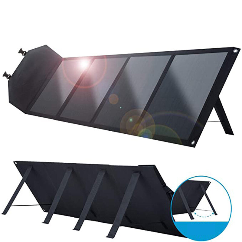IPRee® 80W solare Pannello monocristallino solare Pannello di alimentazione solare Kit pieghevole per ricarica di centrali elettriche portatili