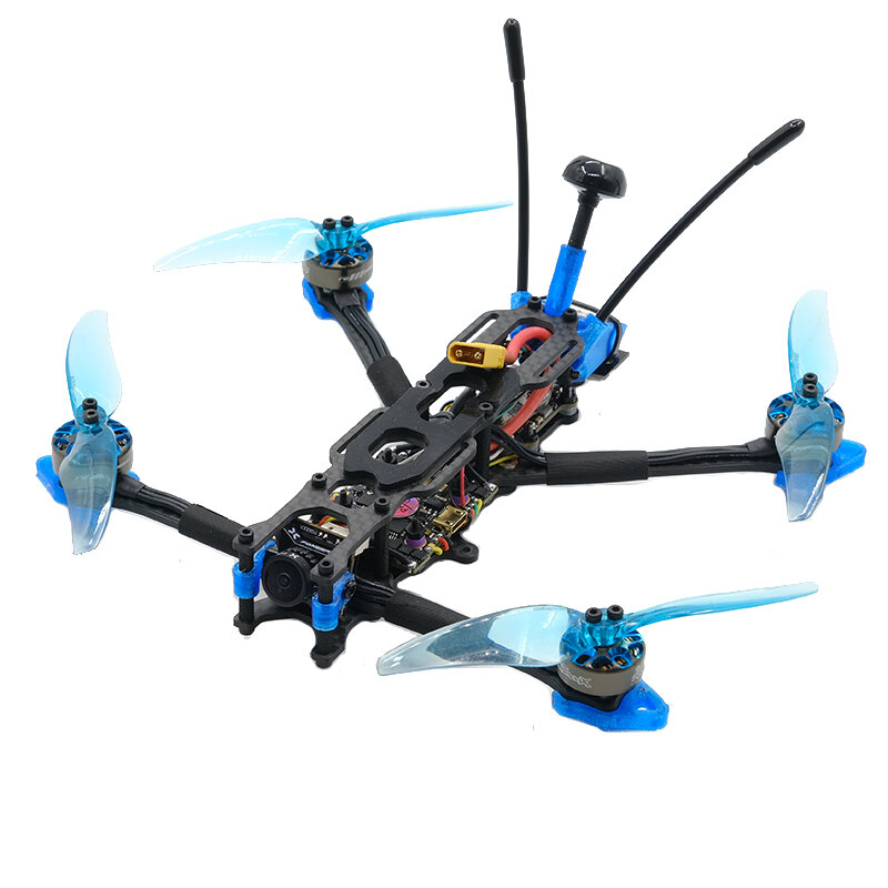 Predator 175mm 4 Inch 3-4S Toothpick FPV Racing Drone 1404 Motor Flight Controller AIO FOXEER Racer 1200TVL Camera Long