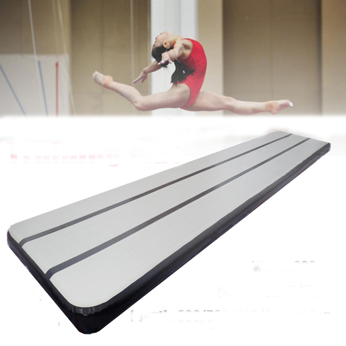 236.22x78.7x3.9inch Inflatable Air Track Gymnastics Practice Training Mat Tumbling Pad