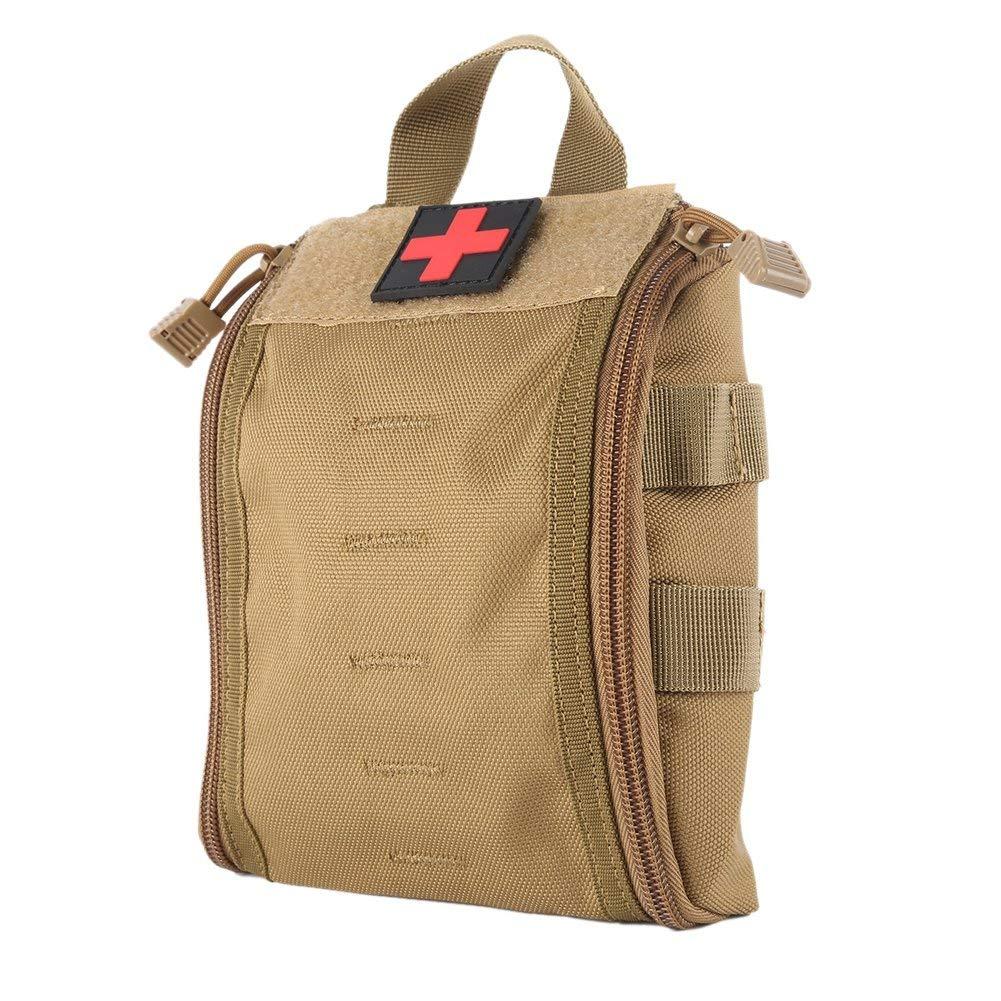 Kit di pronto soccorso tattico Borsa campeggio Deposito di emergenza portatile Borsa Survival Rescue Strumenti Pack