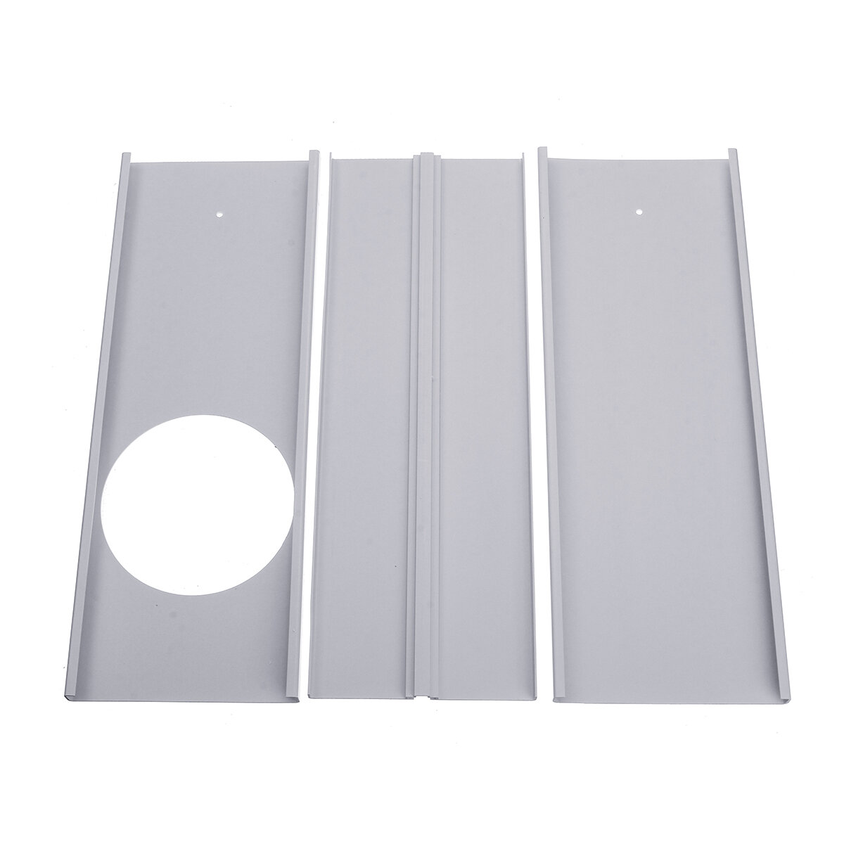 120cm 3pcs Window Slide Kit Adjustable Plate Air Conditioner Wind Shield For Portable Air Conditioner