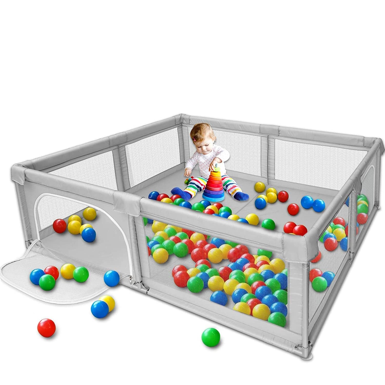 best price,79inch,baby,playpen,infants,toddler,safety,kids,play,yard,eu,coupon,price,discount
