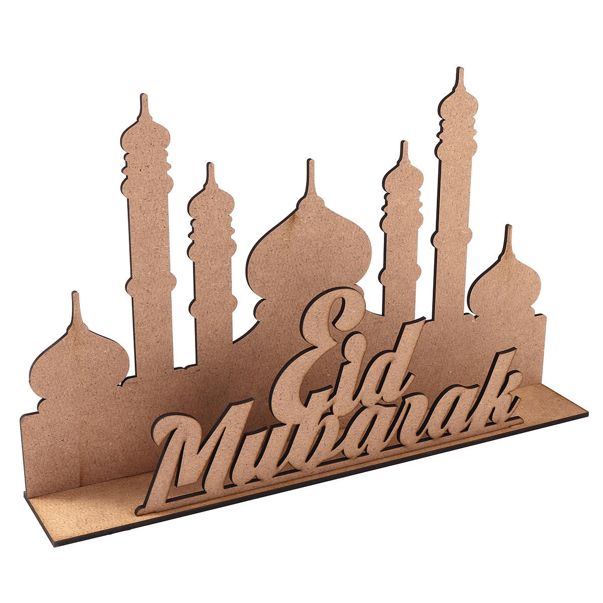MDF Eid Ramadan Mubarak Adventskalender Countdown DIY Stand Home Decorations