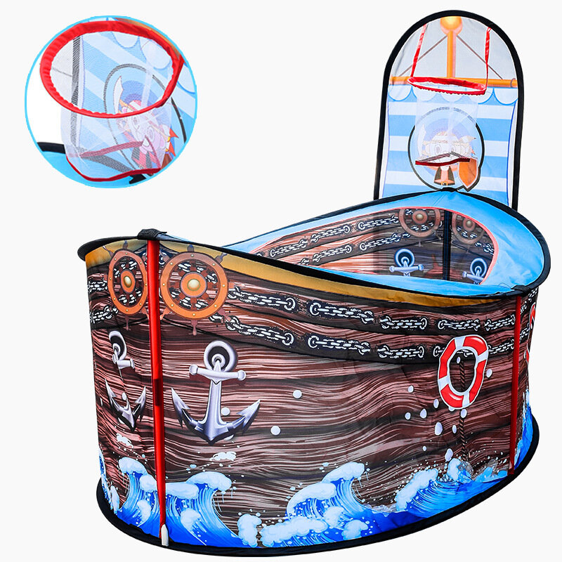 Baby Box Kids Indoor Tent Game House Ocean Ball Pool-Piratenschip Style