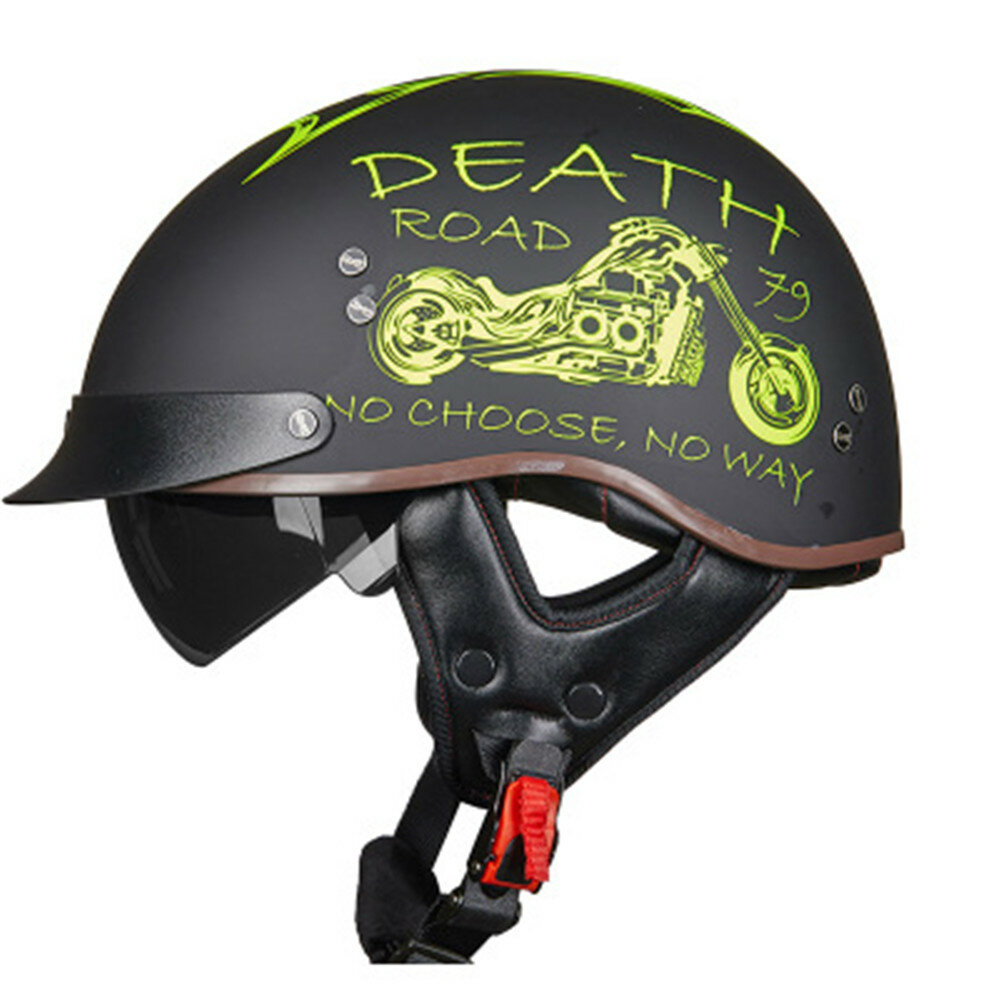 Gxt dot retro motorcycle helmet men women moto helmet summer open face scooter biker motorbike riding helmet certification mt-4